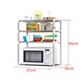thumbnail image 3 of Bewildely Estante de almacenamiento grande, estante de Metal de pie, práctico soporte de baño, impermeable, estante multifuncional de 3 capas Almacenamiento y organización del hogar, 3 of 6