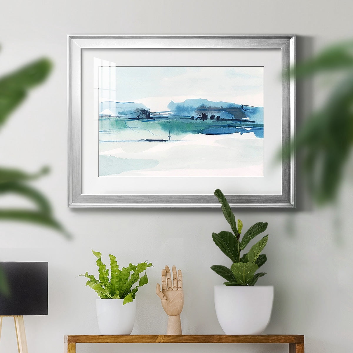 Ultramarine Vista II Premium Framed Print - Ready to Hang