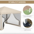thumbnail image 5 of Washure 210D Oxford 10' x 10' Pop Up Canopy Tent with Netting, Instant Screen Room House, Tents for Parties, Height Adjustable, with Carry Bag, for Outdoor, Garden, Patio, 5 of 6