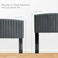 thumbnail image 5 of Modway Rebecca Performance Velvet King / California King Headboard in Charcoal, 5 of 9