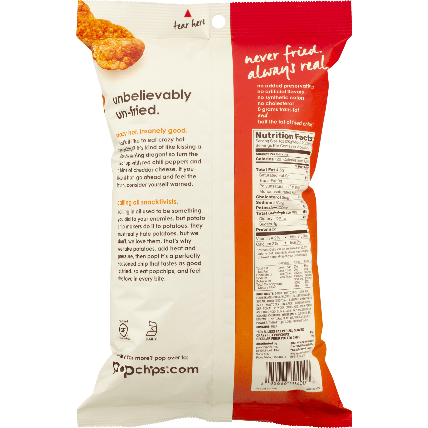 Nutritional Value Of Popchips Besto Blog