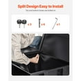 thumbnail image 5 of VEVOR Package Delivery Boxes for Outside, 38.6 in. Mailbox for Parcel with Lock, Galvanized Steel Package Drop Box with Anti-Theft Design, Weather-Resistant Package Mailbox for Home, Black, 5 of 9