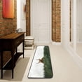 thumbnail image 3 of Dreamtimes Lush Highland Cattle Runner Rug 2'x6' Kitchen Rug Non Slip with Rubber Backing Green Pasture Washable Soft Area Rug Carpet Entryway Rug Runner for Hallway Bedroom Kitchen Decor, 3 of 6