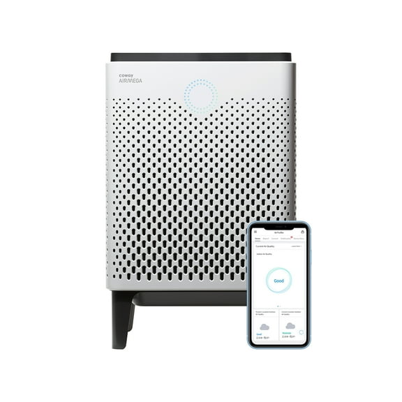 Coway Air Purifier Airmega 300S White True HEPA Filtration system 1256 sq ft Coverage, WiFi enabled, Auto, Eco & Sleep Mode,  Timer, Air Quality & Filter Replacement Indicator