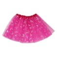 thumbnail image 2 of ZHOGXU Big Kids Girls Skirt Elastic Waist Butterfly Print Mesh Comfortable Stylish Tutu Skirts For Carnival Party And Daily Wear Hot Pink One Size, 2 of 4