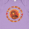 thumbnail image 4 of Inktastic Happy Thanksgiving with Cute Turkey Boys or Girls Baby Bodysuit, 4 of 5