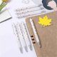 thumbnail image 3 of 10 Pcs Cherry Blossoms 0.5Mm Press Gel Pens Black Fine Point for Writing Journaling Notetaking Students Stationery, 3 of 5