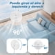 thumbnail image 3 of Aigostar Ventilador de Pedestal 16", Silencioso, 3 Aspas, 3 Velocidades, Oscilación de 90°, Altura Ajustable, Cabezal Inclinable, Color Blanco, Ideal para Dormitorio, Sala y Oficina, 3 of 8