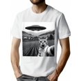 thumbnail image 1 of Camiseta de algodón premium para hombre - Diseño lujoso, grueso y divertido - Camiseta de manga corta de verano de estilo boutique, camiseta deportiva informal, 1 of 8