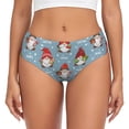 thumbnail image 1 of Fotbe Snowflake Christmas gnome Calzones Estampados para Mujer – Ropa Interior de Algodón, Cómoda, Suave y Elástica-Large, 1 of 6
