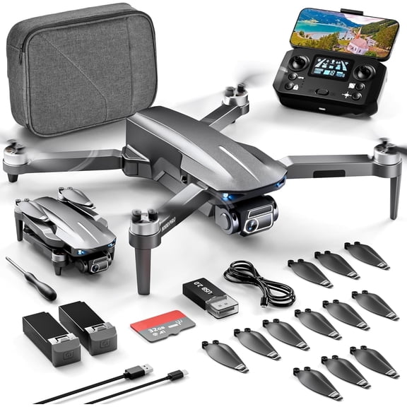 NBD 4K Drone with Camera for Adults, 52-Min Flight, 10,000FT Range, 249g Foldable FPV Quadcopter, 5G WiFi, Brushless Motor, Smart Return Home (Grey)