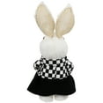 thumbnail image 6 of Northlight Girl Easter Rabbit Figurine in Checkered Dress -10", 6 of 6