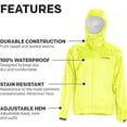 thumbnail image 4 of Grundens Men’s Weather Watch 10361-730 Hi Vis Yellow Sport Fishing Jacket New, 4 of 6