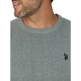 thumbnail image 3 of US Polo Assn Men's Solid Textured Crew Neck Sweater, 3 of 3