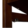 thumbnail image 4 of Niche Flip Flop 67" Square Folding Bookcase with Folding Fabric Bins- Mocha Walnut/Blue, 4 of 8