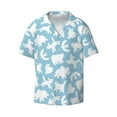 thumbnail image 3 of Goofa Cute Animals Printed Men's Casual Short-sleeved Shirt,Lightweight Breathable Button-down,Summer Casual men's top,Versatile Fashion shirt-Small, 3 of 7