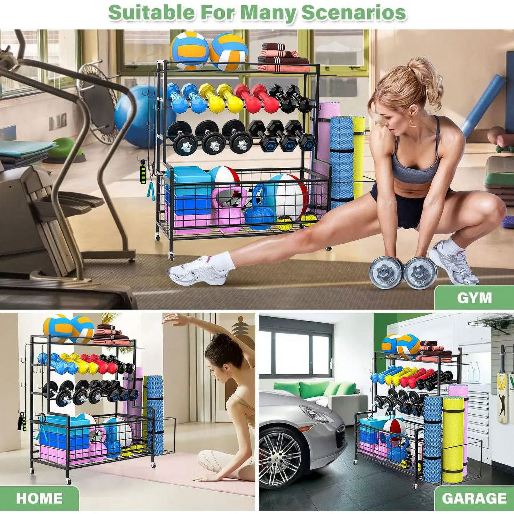 Yoga Mat Holder, Yoga Mat Storage Rack, Home Gym Storage Strap