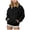 Black, variant on Hoodie with Ears Cat Hoodie with Ears with Cat Ears Sweatshirts for Women Hoodie Pullover Loose Fit Cute Hooded (Dark Purple, 4XL)