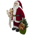 thumbnail image 3 of Northlight 2' Standing Santa Christmas Figure with Presents and a Naughty or Nice List, 3 of 5