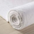 thumbnail image 3 of Ivory Faux Rabbit Fake Fur Fuzzy Soft Fluffy Plush Cozy Shaggy Machine Washable Area Rug 2' x 6' - Ivory, 3 of 5