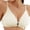White, variant on Jelly Bras For Women Front Closure Bra Womens Metal Clasp Wireless Racerback Comfort Bralette Black M-3Xl