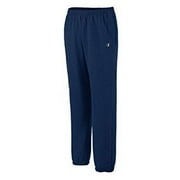 P2519 Eco Fleece Elastic-Hem Mens Sweatpants Size - Small - Navy
