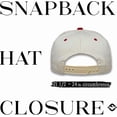 thumbnail image 7 of Funky Junque Trucker Hat – Vintage Two-Tone Snapback Baseball Cap with Embroidered Design - It's a Bad Day to Be a Hotdog - Red/Beige, 7 of 7
