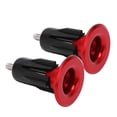 thumbnail image 2 of Tapones Para Manillar, Tapones Ligeros Para Empuñaduras De Bicicleta, Exquisitos Para Usar Para Un Diámetro Interior De 15-23,5 Mm OTVIAP Rojo, 2 of 8