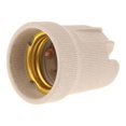 thumbnail image 2 of xinxixnxx E27 Base Ceramic Lamp Holder Socket Cap for Halogen Light Bulb Down Light, 2 of 7