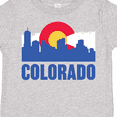 thumbnail image 4 of Inktastic Colorado Flag and Skyline Boys or Girls Toddler T-Shirt, 4 of 5