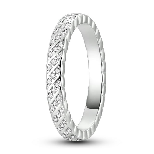 925 Silver Stackable Vintage Leaf Ring For Women Crystal S925 Bowknot Rings Original Finger Rings Anniversary Retro Jewelry YFR109 6