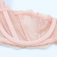 thumbnail image 4 of Soutien-Gorge Balconnet en Dentelle Non Ligné Demi-Cup avec Armature et String Transparent, 4 of 5