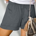 thumbnail image 5 of Tnhcen Women's Plus Size Summer Pajama Shorts 100% Cotton Drawstring Casual Lounge Shorts with Pockets Sleepwear for Women S - 5XL, 5 of 6