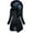 Black Winter Coats for Women, variant on Winter Coats for Women Puffer Jacket Heavyweight Long Full Zipper Color Blocked Hooded Warm Outerwear with Pockets