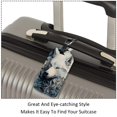 thumbnail image 3 of Square 2Pack PU Leather Wolf Cruise Luggage Tag with Privacy Cover and Name ID Tag for Travel Handbags Backpacks Luggage Tags, 3 of 6