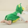 thumbnail image 6 of WIBACKER 0-24M Baby Boy Dinosaur Costume for Themed Parties and Halloween, Flannel Hooded Outfit Suit, 6 of 12
