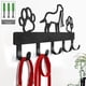 thumbnail image 3 of Perchero para Perros Perchero con Estante Perchero para Perros Guardarropa Soporte para collares montado en la pared con 5 ganchos para el área de entrada, 3 of 8