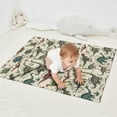 thumbnail image 2 of Beige Cartoon Dinosaurs Names Pattern Blanket,Comfortable Soft Flannel Throw Blanket,All Season,Warm Lightweight Blankets for Sofa Bed Couch Living Room Chair,30"x40", 2 of 4