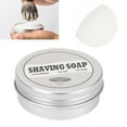 thumbnail image 3 of Savon à Raser pour Hommes, Texture Délicate Nettoyage Rafraîchissant Léger Hydratant Sûr Non Irritant Savon à Raser 2.12oz pour Usage Quotidien pour Homme Sandale, Inodore, Menthe, 3 of 7