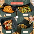 thumbnail image 4 of Beautiful 6qt Air Fryer with TurboCrisp Technology, EverGood Ceramic Nonstick Coating, Thyme Green by Drew Barrymore, 4 of 16