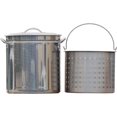 thumbnail image 2 of King Kooker KK102SR Stainless Boiling Pot w/ Basket & Steam Ridge, 102-Quart, 2 of 5