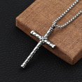 thumbnail image 2 of Trendy New European and American Viking Ornament Men s and Women s Pendant Necklace Cross Scale Stainless Steel Ornament, 2 of 5