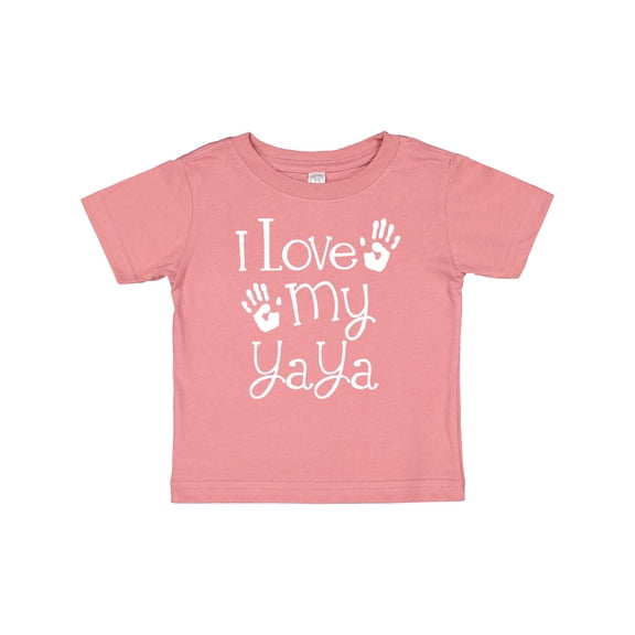 Inktastic I Love My Yaya Grandchild Boys or Girls Baby T-Shirt