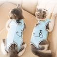 thumbnail image 2 of Traje de recuperación para gatos, cirugía para mascotas, rehabilitación, destete, ropa antilamido, esterilización para mascotas, bata quirúrgica, ropa fisiológica (M), 2 of 4