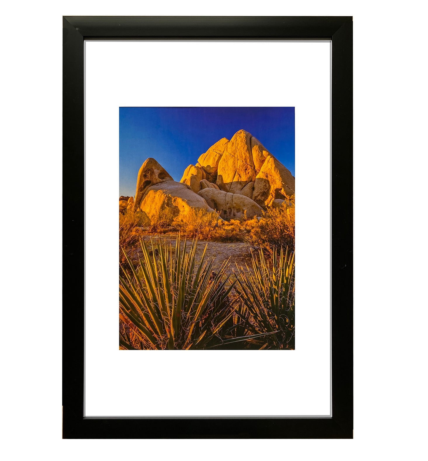 Picture Frame PVC Black Frame 10.2W*3.1D*14.7H/4.51LB Wall Mount Display, Pack of 5
