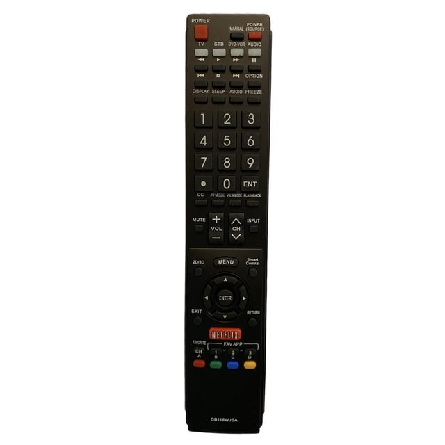 Control Remoto para Sharp Aquos Smart Tv 6b118wj Ga841wjsa Universal Control Remoto para Sharp Aquos Smart Tv 6b118wj G