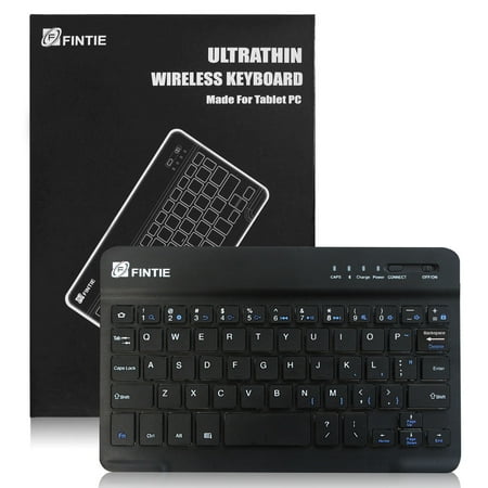Fintie 7-Inch Ultrathin (4mm) Wireless Bluetooth Keyboard for Android Tablet Samsung, Lenovo and Other Android Device