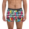 thumbnail image 1 of Balery Trendy Colorful Pineapples 1 Calzoncillos bóxer para hombre, ropa interior de algodón suave y transpirable con cinturilla de nailon-XX-Large, 1 of 5