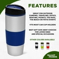 thumbnail image 2 of Color Grip Tumblers 16 oz. Set of 10, Bulk Pack - Perfect for Smoothies, Iced Coffee, Soda, Other Hot & Cold Beverages - Blue, 2 of 5