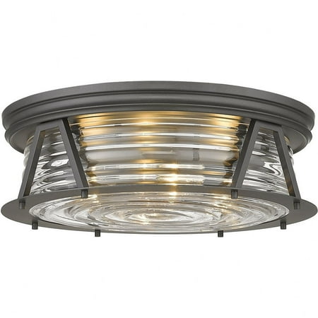 

4 Light Flush Mount in Transitional Style-6.5 inches Tall and 20 inches Wide-Bronze Finish Bailey Street Home 372-Bel-4652243